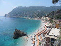 Monterosso: Fegina beach, Cinque Terre, Liguria
