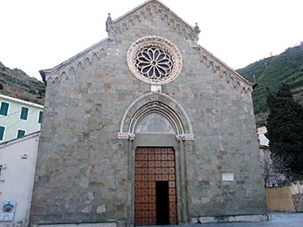 Kirche San Lorenzo, Manarola, Cinque Terre