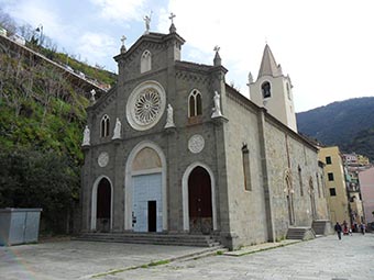 Biserica Sf. Ioan Botezătorul, Riomaggiore, Cinque Terre